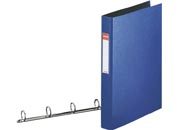 gbc  BLU, 25mm, 4 anelli rotondi, formato utilie A4 (21x29,7cm), con portaetichetta sul dorso . Ex codice Esselte 144600, certificazione FSC Mix, marchio ESSELTE ess14460