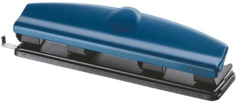 gbc Q10 perforatore ESSELTE 4 fori - 10 fogli, BLU..