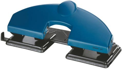 gbc Q25 perforatore ESSELTE 4 fori - 25 fogli, BLU..