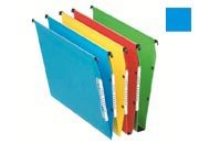 gbc 21634, Cartelle sospese VISICOLOR DUAL, fondo a V, interasse 33cm, BLU ess21634.