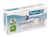 gbc Punti metallici RAPID Standard N 10/4 Punti in filo metallico galvanizzato, punto chiuso fino a 10 fogli, marchio RAPID.