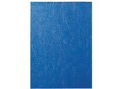 gbc  cartoncino 250g formato A4 - finitura similpelle, BLU. Ex codice Esselte 336630, marchio LEITZ ess33663
