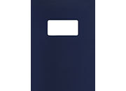 gbc Cartelline termiche Linen con finestra BLU spessore 4mm, in robusto cartoncino telato da 260gr. Capacit: 40 fogli ESS35195