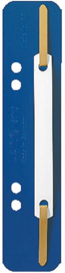 gbc 37100235, Fastener piastrina e pressino in PVC ed aghi in lamierino, BLU. Ex codice Esselte 37100135, marchio LEITZ.