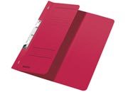 gbc Cartelle con ganci, ROSSO per agganciare le cartelle ai registratori - cartoncino manilla - formato A4, marchio LEITZ.