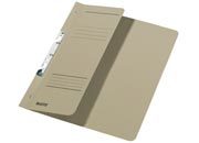 gbc Cartelle con ganci, GRIGIO per agganciare le cartelle ai registratori - cartoncino manilla - formato A4, marchio LEITZ.