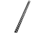 gbc 37580, Spirali plastiche 21 anelli, dorsi COMB 14mm - capacit 130 fogli, NERO. Ex codice Esselte 375800, marchio LEITZ.