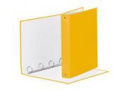 gbc 395792100, MEETING raccoglitore GIALLO, 4 anelli, diametro 30mm, meccanismo tondo, formato 22x30 cm. Ex codice Esselte 579210,  marchio ESSELTE.