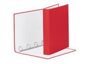 gbc MEETING  raccoglitore ad anelli 4-30-Tondo - f.to 22x30 cm Rosso VIVIDA,  marchio ESSELTE.