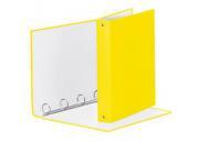 gbc MEETING  raccoglitore ad anelli 4-30-Tondo - f.to 22x30 cm Giallo VIVIDA,  marchio ESSELTE.