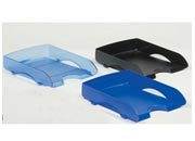 gbc 39810, INTEGO vaschetta portacorrispondenza BLU TRASLUCIDO. Ex codice Esselte 398100.