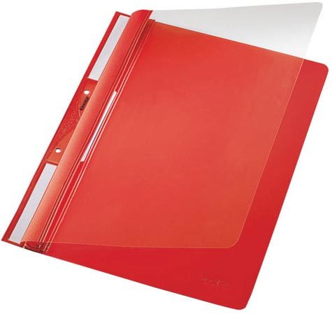 gbc 41900025, Cartellina Universale LEITZ in PVC formato A4, ROSSO. Ex codice Esselte 41900125, marchio LEITZ.