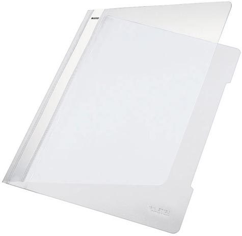 gbc 41910001, Cartellina in PVC LEITZ formato A4, BIANCO. Ex codice Esselte 41910101, marchio LEITZ.