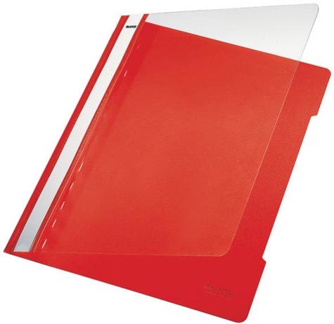 gbc 41910025, Cartellina in PVC LEITZ formato A4, ROSSO. Ex codice Esselte 41910125, marchio LEITZ.