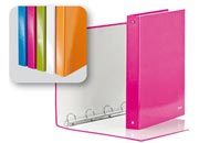 gbc LEITZ WOW raccoglitore ad anelli 4-30-tondo - f.to utile 22x30 cm ess42440036.