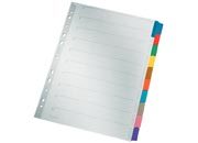 gbc Intercalare MYLAR LEITZ 10 tasti colorati., marchio LEITZ.