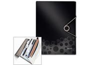 gbc BEBOP Archivio a soffietto, 5 scomparti BIANCO, per formati A4, capacit 250 fogli (80 gr), 5 scompartimenti espandibili, 1 scompartimento fisso, marchio LEITZ.