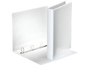 gbc  25mm, BIANCO, in polipropilene, dorso e fronte personalizzabile, 4 anelli a 'D', formato utile 22x30 cm. Ex codice Esselte 497020, certificazione FSC Recycled, marchio ESSELTE ess49702