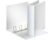 gbc  50mm, BIANCO, in polipropilene, dorso e fronte personalizzabile, 4 anelli a 'D', formato utile 22x30 cm. Ex codice Esselte 497050, certificazione FSC Recycled, marchio ESSELTE ess49705