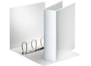 gbc  60mm, BIANCO, in polipropilene, dorso e fronte personalizzabile, 4 anelli a 'D', formato utile 22x30 cm. Ex codice Esselte 497060, certificazione FSC Recycled, marchio ESSELTE ess49706