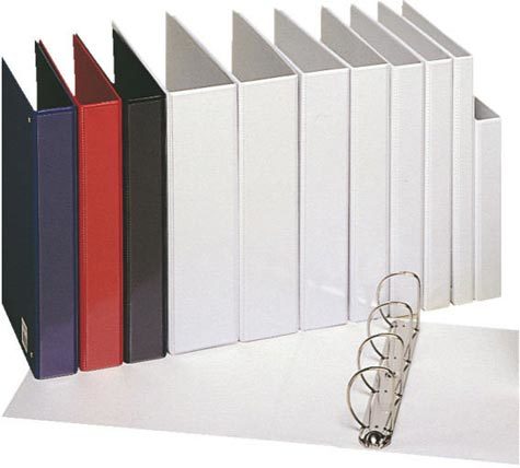 gbc 49718, Raccoglitore DISPLAY 60mm, BLU, in polipropilene, dorso e fronte personalizzabile, 4 anelli a 'D', formato utile 22x30 cm. Ex codice Esselte 497180, certificazione FSC Recycled, marchio ESSELTE.