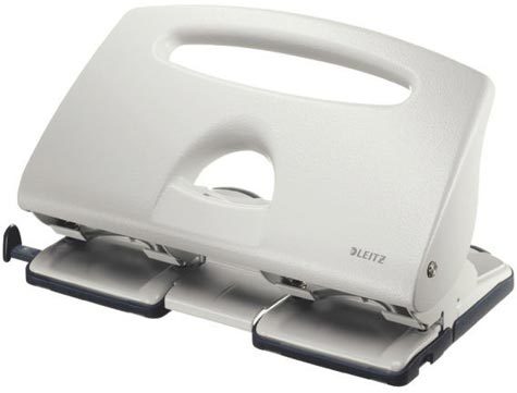 gbc LEITZ 5132 perforatore 4 fori - 40 fogli, GRIGIO., certificazione GS, marchio LEITZ.
