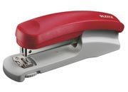 gbc LEITZ 5500 cucitrice da tavolo 30 fg - punto n 24/6 e 26/6, ROSSO., marchio LEITZ.