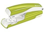 gbc Cucitrice da tavolo LEITZ 5502 NeXXt Series VERDE METAL, in metallo con magazzino punti in plastica, capacit 30 fogli, utilizza punto n 24/6 e 26/6, profondit cucitura 3mm, punto chiuso e aperto, caricamento superiore, certificazione GS, marchio LEITZ ess55022064