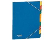 gbc 55570, RAINBOW - cartella 7 divisori Ex codice Esselte 555700,  certificazione FSC Mix, marchio ESSELTE.