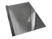 gbc Clip file standard, NERO Vivida                             in PVC. Dorso 0,9 cm, capacit 60 fogli, marchio ESSELTE.