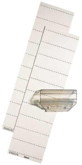 gbc Cartellini in cartoncino per portacartellino scorrevole 60x20mm   marchio ESSELTE.