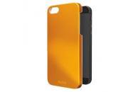 gbc COMPLETE custodia metalizzata WoW per iPhone 5 Arancione metallizzato, marchio LEITZ.