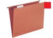gbc Cartelle sospese DELTA LEITZ, fondo a V, interasse 33cm, ROSSO ess65150025.