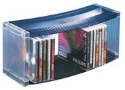 gbc 67006, CD STAND BLU TRASLUCIDO. Ex codice Esselte 670060.