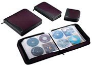 gbc  per 24 CD/DVD, BORDEAUX/NERO. Ex codice Esselte 672220 ess67222