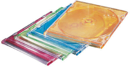 gbc 67226, Slim Jewel Cases custodie per CD-DVD, ASSORTITI. Ex codice Esselte 672260.