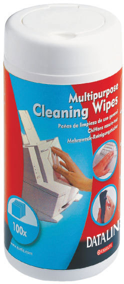 gbc 67656, Surface cleaning wipes salviettine umidificate per PC e accessori. Ex codice Esselte 676560, marchio ESSELTE.