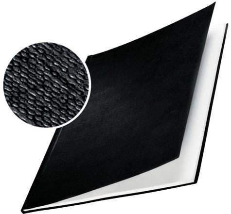 gbc impressBIND copertina rigida formato A4 dorso 3.5 mm (10-35 fogli), NERO, ex codice 355600., marchio LEITZ.