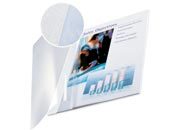 gbc impressBIND copertina flessibile fronte TRASPARENTE BIANCO, formato A4 dorso 3.5 mm (10-35 fogli),  ex codice 355400., marchio LEITZ.