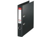 gbc 811470, Registratore in PPL NERO, formatoto commerciale, dorso 5 cm, con rinforzi in metallo. Ex codice Esselte 81147, certificazione FSC Mix, marchio ESSELTE.