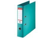 gbc 811550, Registratore in PPL TURCHESE, formato commerciale, dorso 7,5 cm, con rinforzi in metallo . Ex codice Esselte 81155, certificazione FSC Mix, marchio ESSELTE.