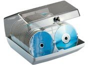 gbc  per 40 CD/DVD, GRIGIO. Ex codice Esselte 909550, marchio ESSELTE ess90955