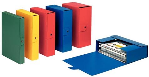 gbc 390328180,  EUROBOX CartellaProgetti, VERDE dim. 25 x 35 cm dorso 8 cm, VERDE. Ex codice Esselte C2818, marchio ESSELTE.