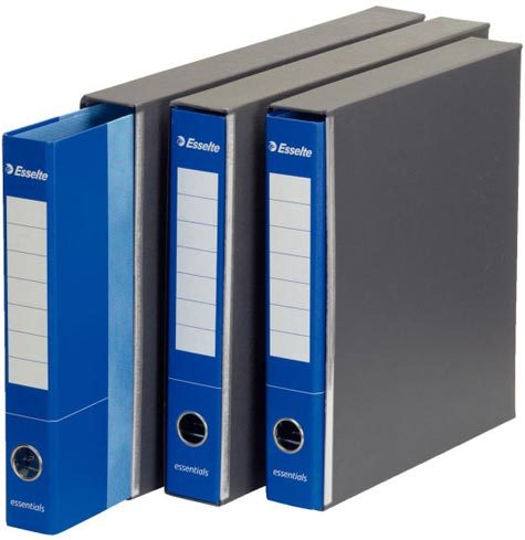 gbc 390867051, ESSENTIALS MASTER Raccoglitore H64 con custodia BLU, (ex codice H6705). Ex codice Esselte H670501.