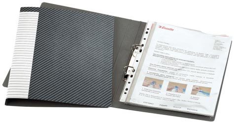 gbc 390957041, DELSO LINE 20mm, 2 anelli a 'D', gruppo composta da 6 raccoglitori. Ex codice Esselte I5704, marchio ESSELTE.