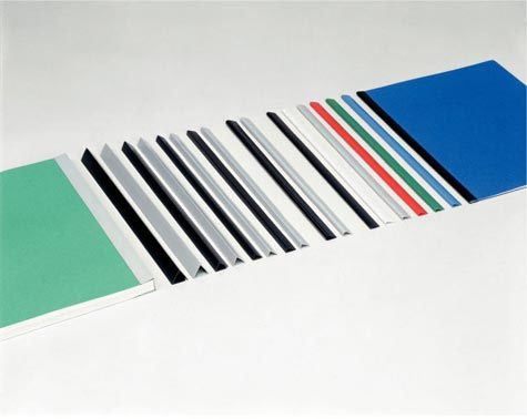 gbc 392152130, DELSO ZAC dorsini dorsetti rilegafogli in plastica 17mm (170fg) x lungh. 29,7 cm (piatto), NERO. Ex codice Esselte U5213,  marchio ESSELTE.