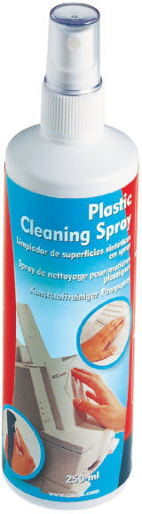 gbc 67659, Spray per pulizia di superfici in plastica 250 ml Ex codice Esselte 676590.