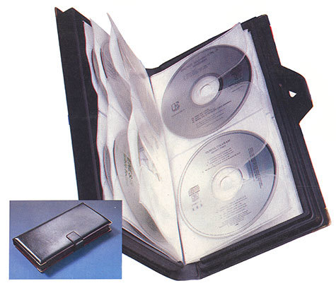 gbc Porta 16 cd-dvd con strap Custodia rigida per il trasporto e l`archiviazione dei cd. Dimensioni 30,5x16x3cm. Colore nero.