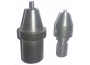 legatoria Punzone superiore+inferiore, occhielli diametro 3,5mm. APERTURA A STELLA Applicabili su torchietti manuali con filettatura superiore e base cilindrica. Adatti a tutte le lunghezze di rivetto unificato purche� per fori di 3,5 mm. La ribattitura superiore � a forma di stella eugous35
