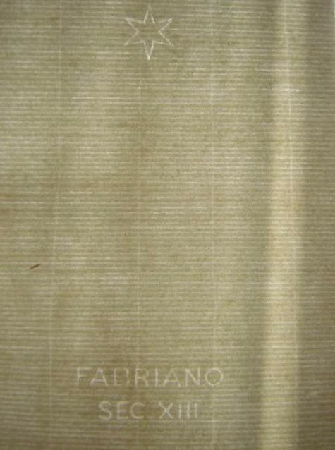 carta Busta per corrispondenza di pregio Secolo XIII, Cartiere Miliani Fabriano Avorio, 120gr, 110x220mm, bordo tagliatato a mano, per stampa laser e ink-jet.